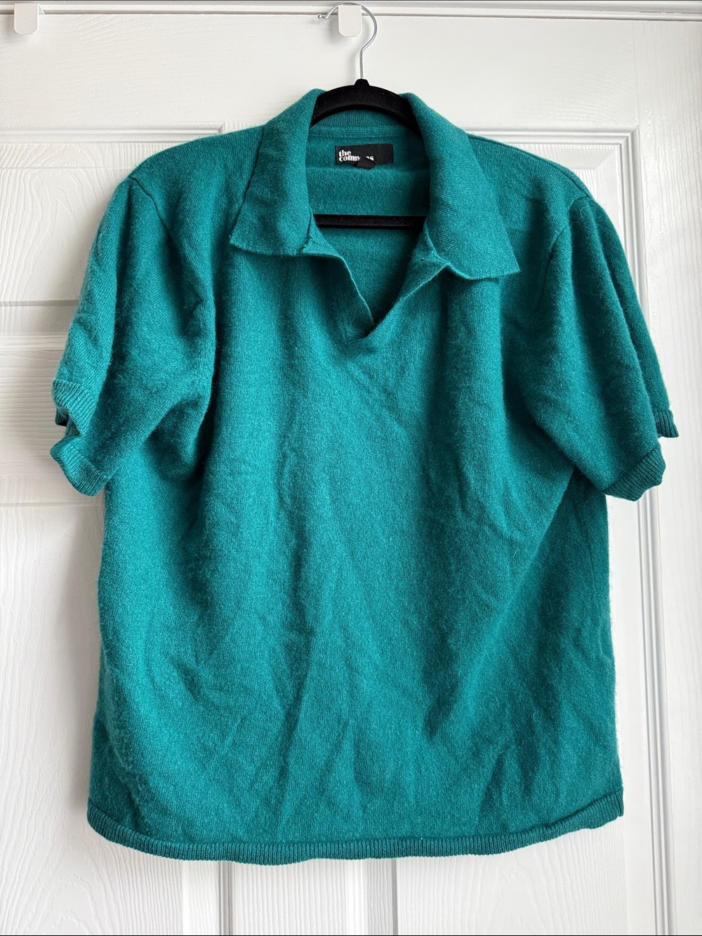 Stamford 100% Cashmere Johnny Collar Sweater Polo